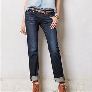 Ag Tomboy Boyfriend Fit Jean, Vintage Dark, 32R EC